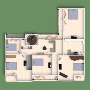 floorplans 厨房 露台 户外 家电 结构 3d
