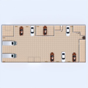 floorplans 车库 3d