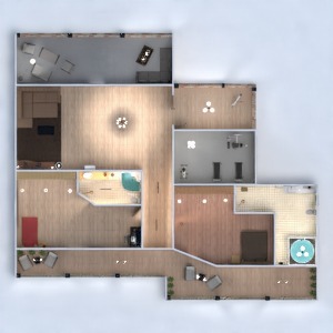 floorplans 独栋别墅 家具 装饰 照明 景观 家电 结构 3d