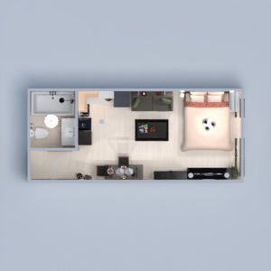 floorplans 公寓 装饰 卧室 照明 餐厅 单间公寓 3d