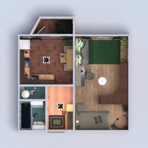 floorplans butas baldai dekoras vonia miegamasis svetainė virtuvė apšvietimas renovacija namų apyvoka sandėliukas prieškambaris 3d