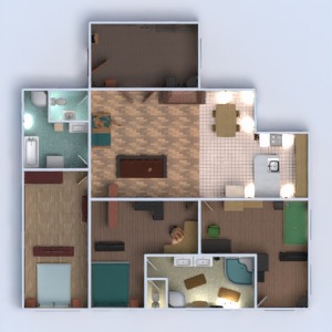 floorplans 独栋别墅 3d