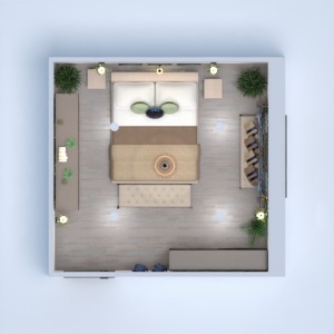 планировки дом мебель декор спальня освещение 3d