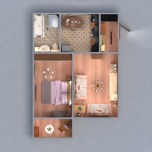 planos apartamento muebles decoración bricolaje dormitorio salón cocina hogar comedor trastero descansillo 3d