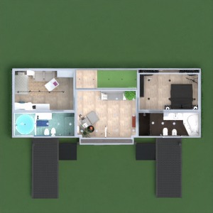 floorplans dom meble wystrój wnętrz zrób to sam łazienka sypialnia pokój dzienny kuchnia na zewnątrz jadalnia wejście 3d
