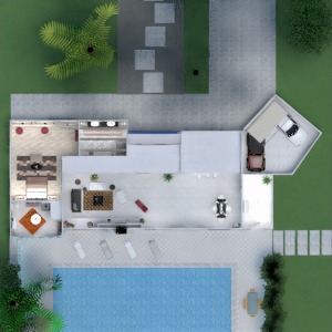 floorplans dom taras meble łazienka sypialnia pokój dzienny kuchnia oświetlenie jadalnia architektura 3d