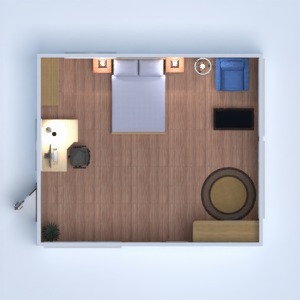 floorplans 卧室 3d