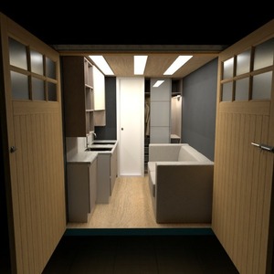 planos cuarto de baño dormitorio salón cocina 3d