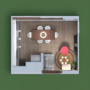 floorplans apartment living room kitchen 3d