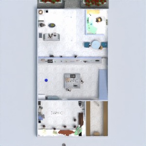 planos muebles cuarto de baño decoración 3d