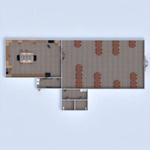 floorplans wystrój wnętrz mieszkanie typu studio 3d
