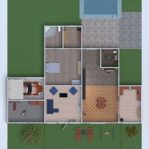 floorplans 独栋别墅 3d