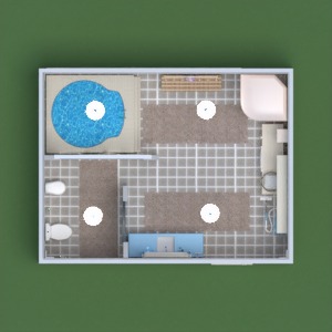 planos decoración cuarto de baño iluminación trastero 3d