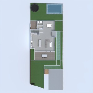 floorplans 独栋别墅 客厅 3d