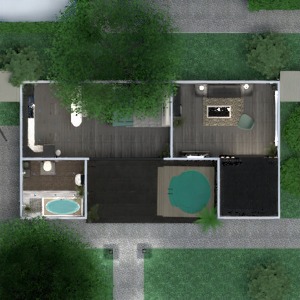 floorplans maison terrasse meubles décoration salle de bains chambre à coucher salon cuisine entrée 3d