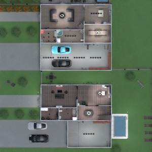 planos casa paisaje 3d