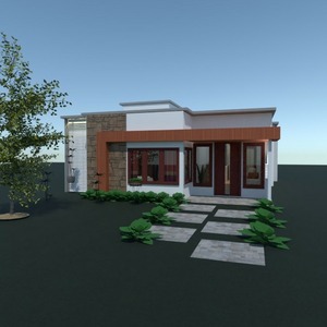 planos casa decoración exterior despacho arquitectura 3d
