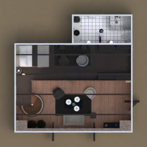 planos apartamento cuarto de baño salón cocina comedor arquitectura 3d