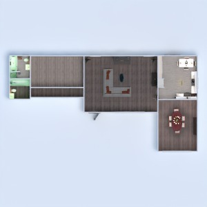 floorplans 独栋别墅 diy 浴室 客厅 厨房 3d
