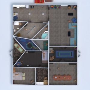 floorplans mieszkanie dom gospodarstwo domowe 3d