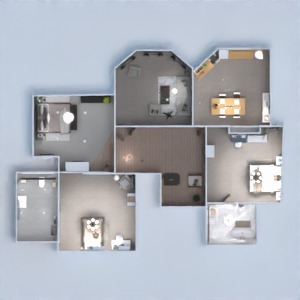 floorplans casa mobílias banheiro quarto quarto 3d