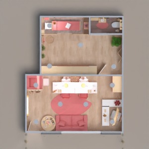 floorplans 单间公寓 家具 装饰 diy 改造 3d