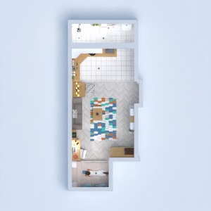 floorplans baldai pasidaryk pats svetainė virtuvė studija 3d