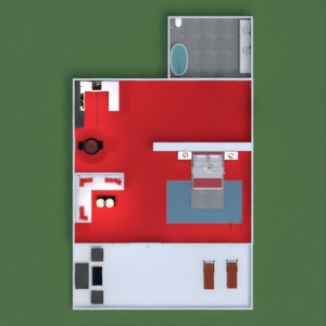 floorplans casa mobílias banheiro quarto cozinha área externa iluminação sala de jantar patamar 3d