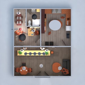 floorplans cafeterias 3d
