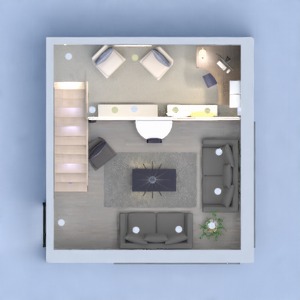 планировки дом мебель гостиная кухня офис 3d