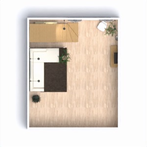 floorplans pokój dzienny mieszkanie typu studio 3d