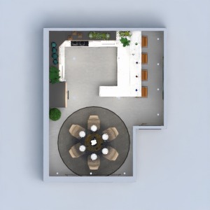 floorplans wystrój wnętrz kuchnia oświetlenie jadalnia architektura 3d