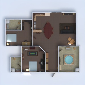floorplans mieszkanie dom meble wystrój wnętrz łazienka sypialnia pokój dzienny kuchnia oświetlenie 3d