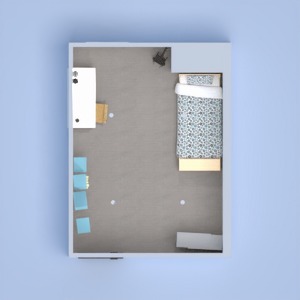 planos muebles decoración dormitorio habitación infantil hogar 3d