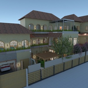 floorplans house living room garage kitchen dining room 3d