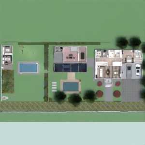 floorplans 露台 3d