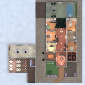 floorplans maison salle à manger 3d