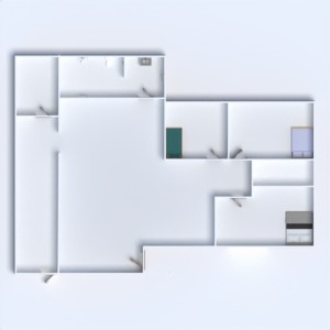 floorplans 独栋别墅 客厅 户外 照明 3d