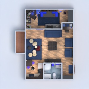 floorplans wohnung möbel dekor do-it-yourself badezimmer schlafzimmer wohnzimmer küche beleuchtung renovierung lagerraum, abstellraum studio eingang 3d