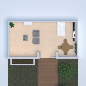 floorplans 独栋别墅 家具 装饰 客厅 厨房 3d