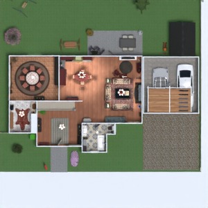 floorplans terrasse eingang landschaft garage küche 3d