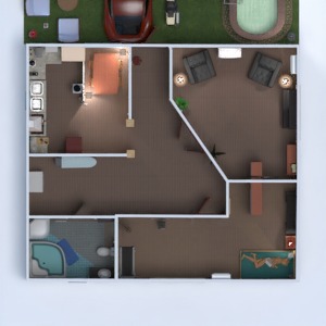 floorplans 独栋别墅 3d