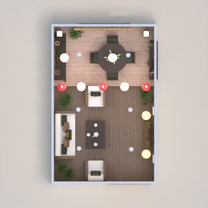 floorplans 独栋别墅 装饰 照明 餐厅 结构 3d
