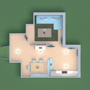 floorplans wohnzimmer küche esszimmer 3d