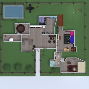 планировки дом гостиная кухня детская ландшафтный дизайн 3d