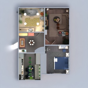 floorplans wohnung möbel dekor do-it-yourself badezimmer schlafzimmer wohnzimmer küche beleuchtung lagerraum, abstellraum eingang 3d