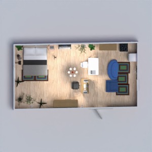 floorplans mieszkanie sypialnia pokój dzienny kuchnia biuro 3d