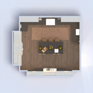 floorplans cuisine espace de rangement 3d