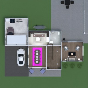 floorplans dom na zewnątrz 3d