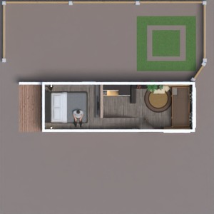 floorplans escritório cozinha 3d